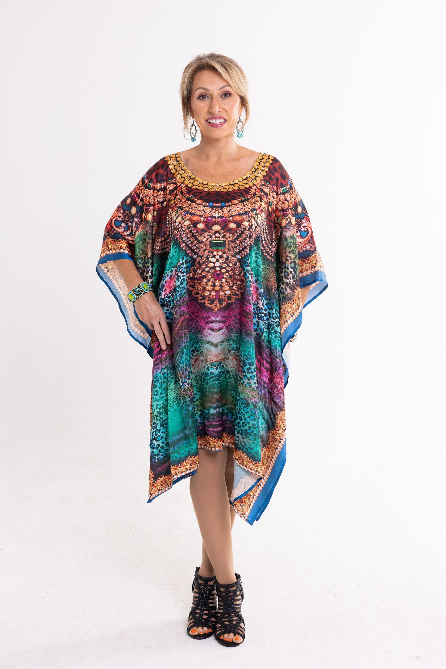 Short Satin - Atlantis Kaftan