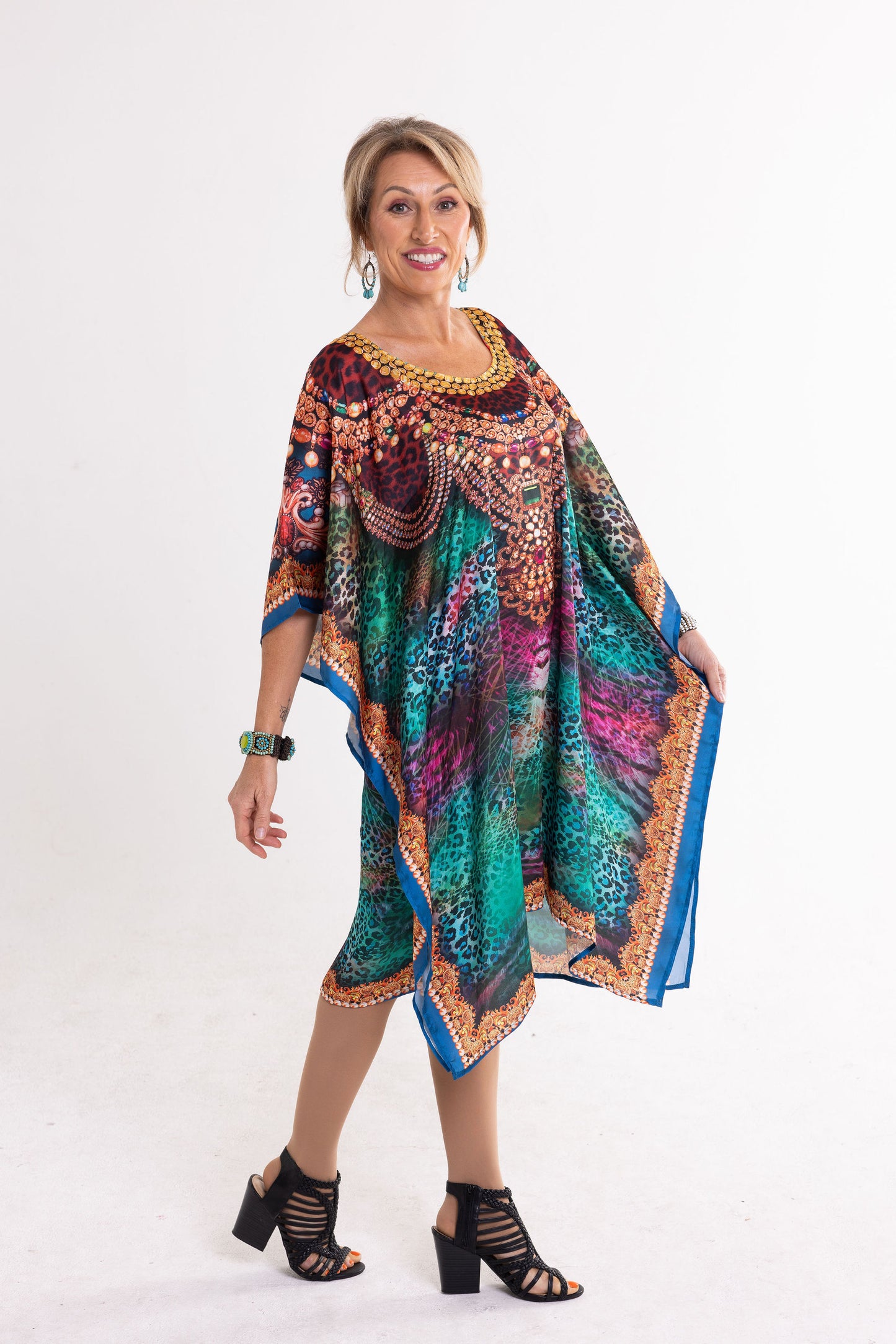 Short Satin - Atlantis Kaftan