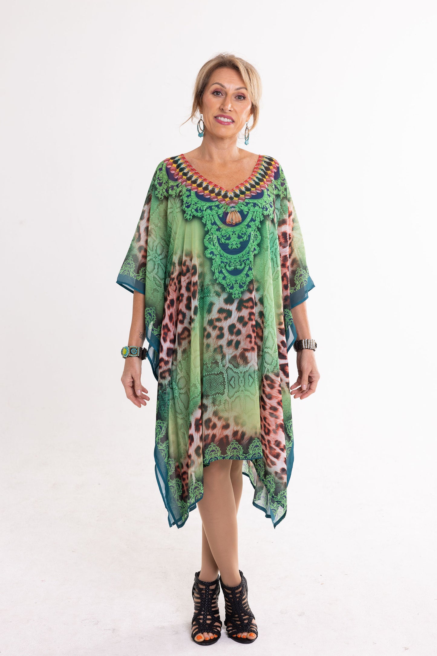 Short Chiffon - Greenland Kaftan