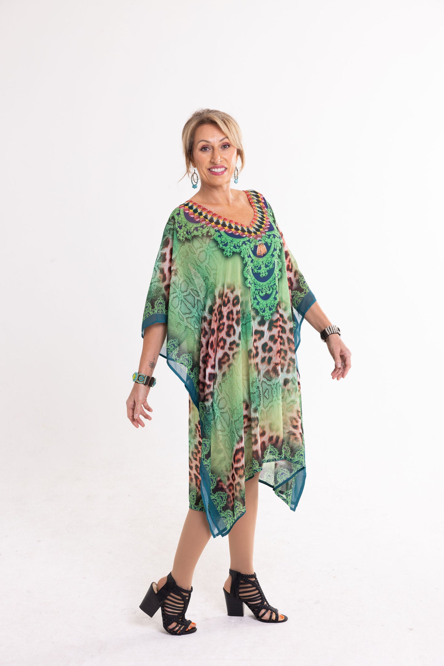 Short Chiffon - Greenland Kaftan