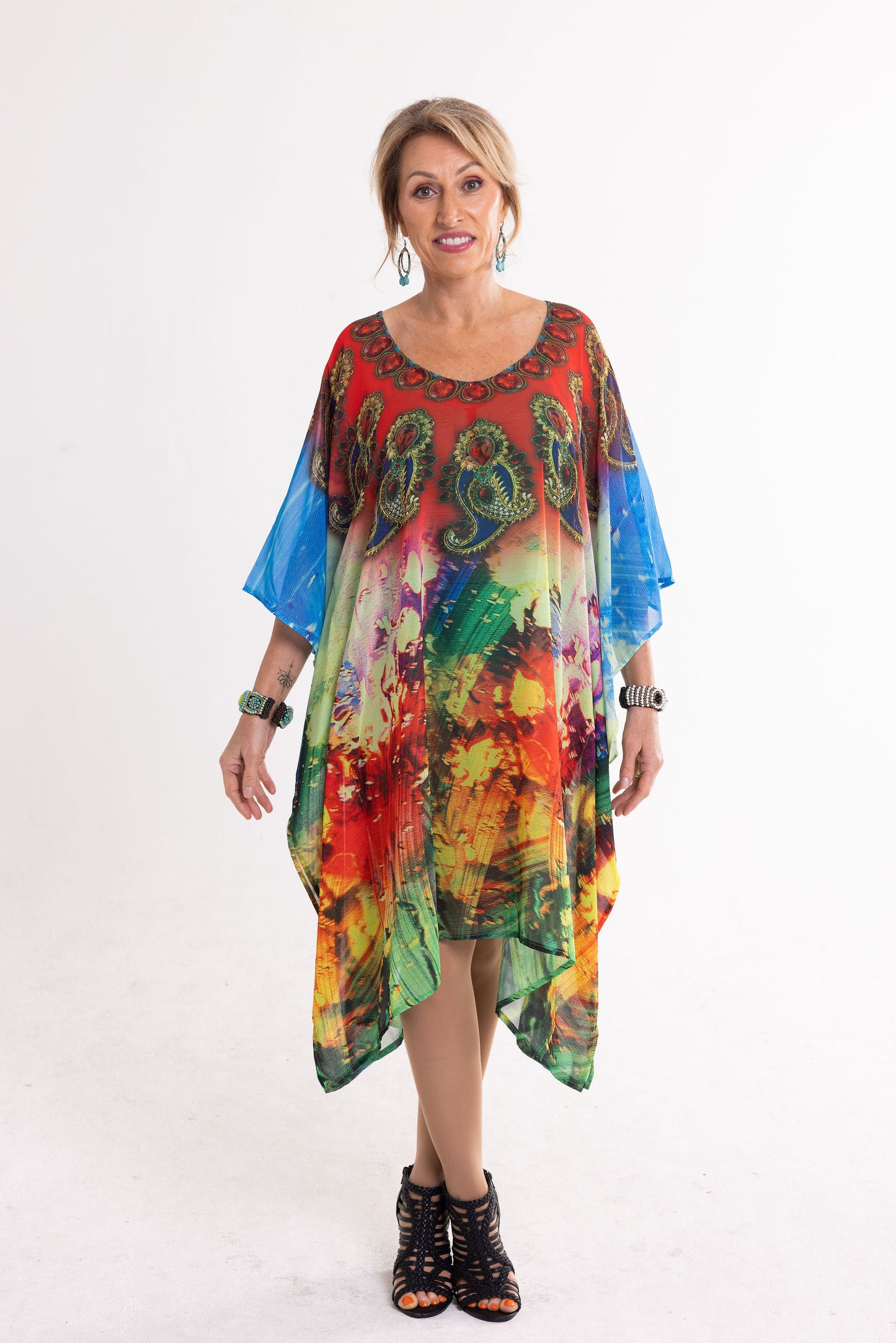 Short Chiffon - Delfino Kaftan