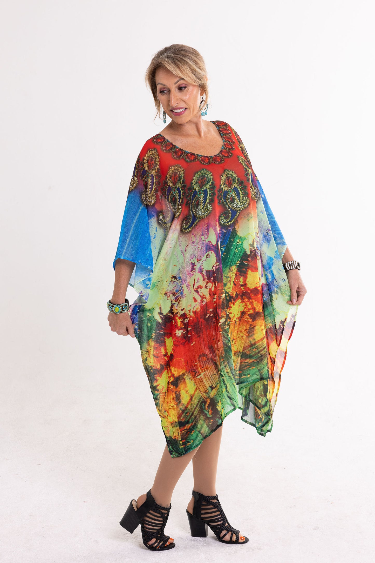 Short Chiffon - Delfino Kaftan