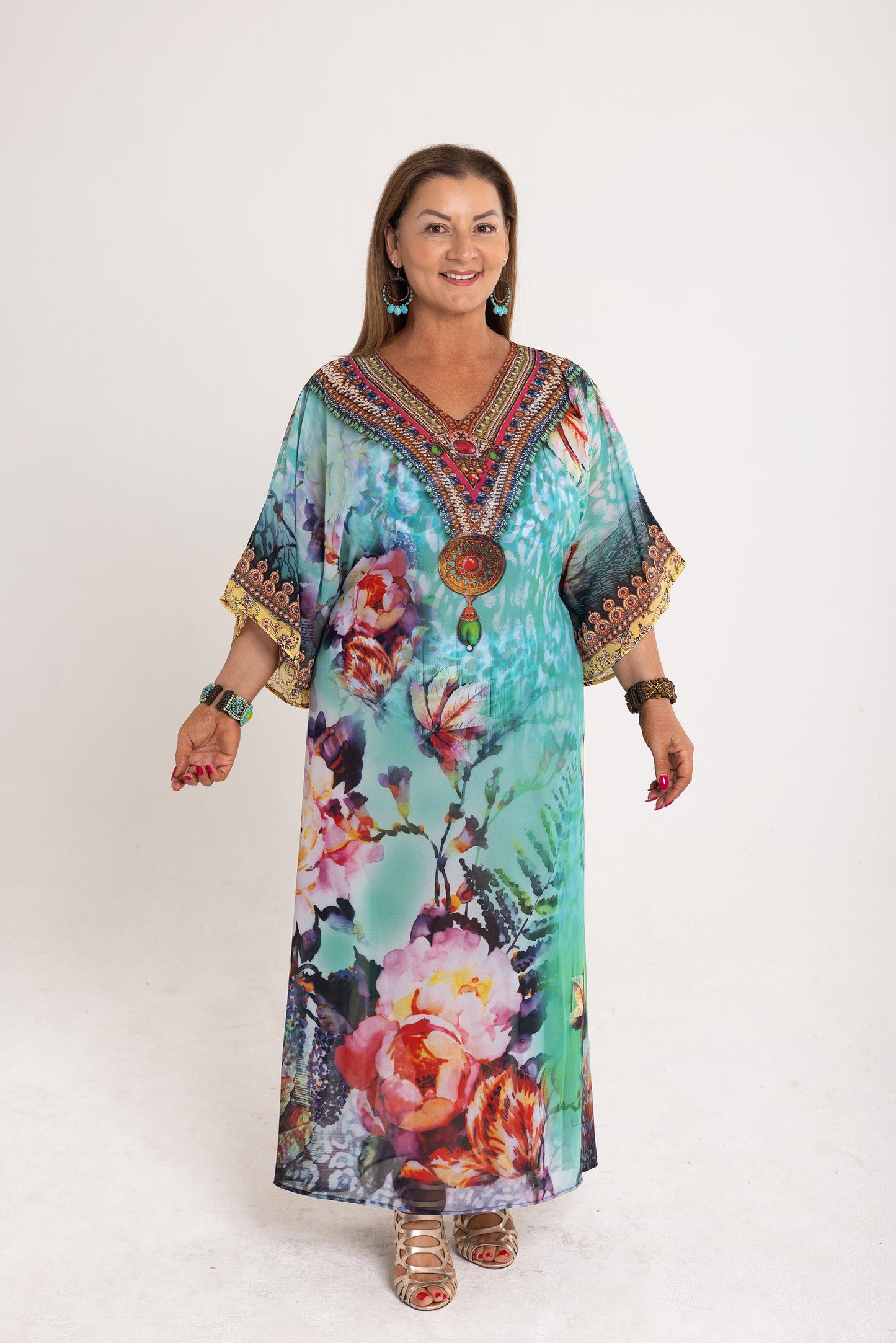 Long Chiffon - The Maya Kaftan