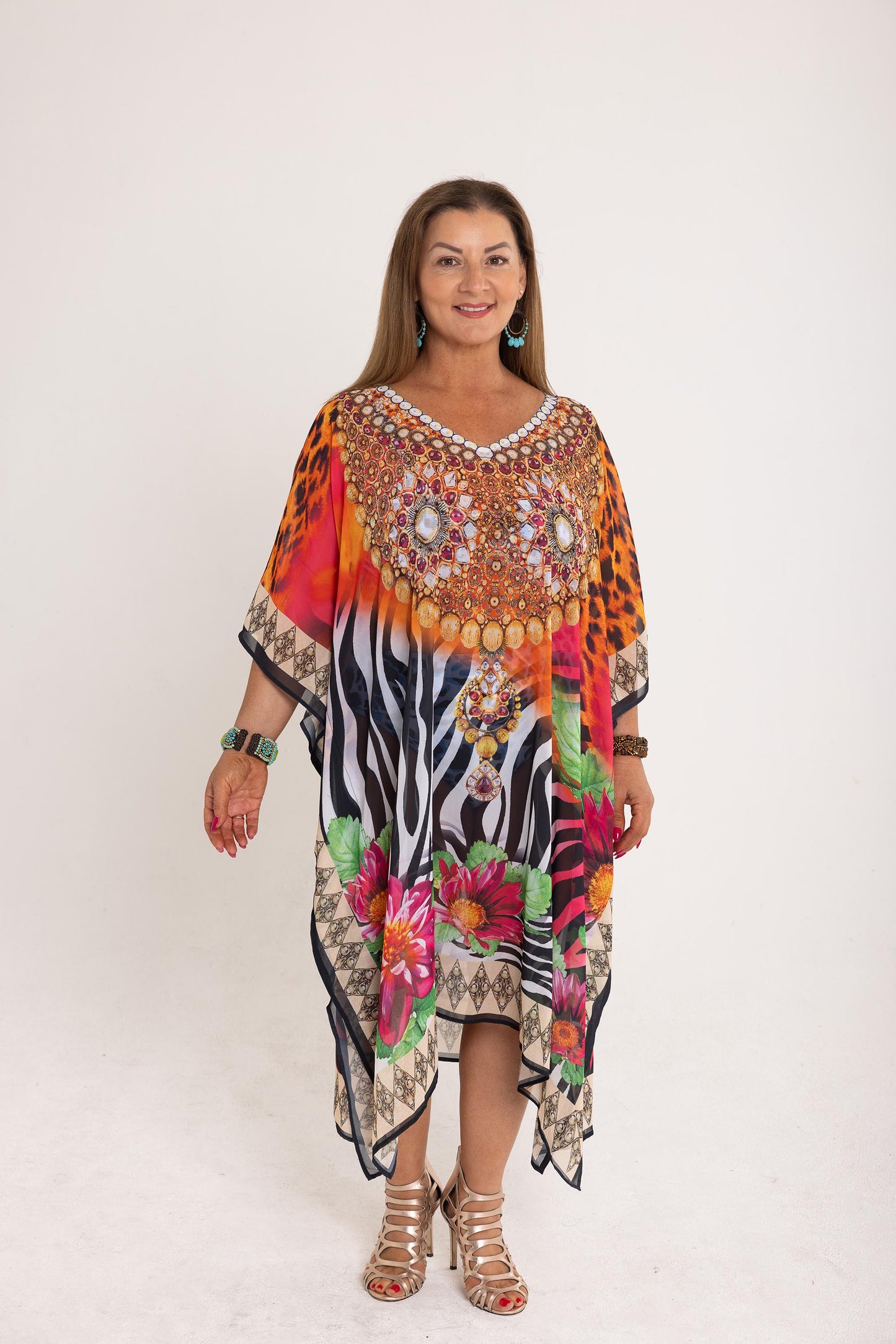 Short Chiffon - The Venetian Kaftan