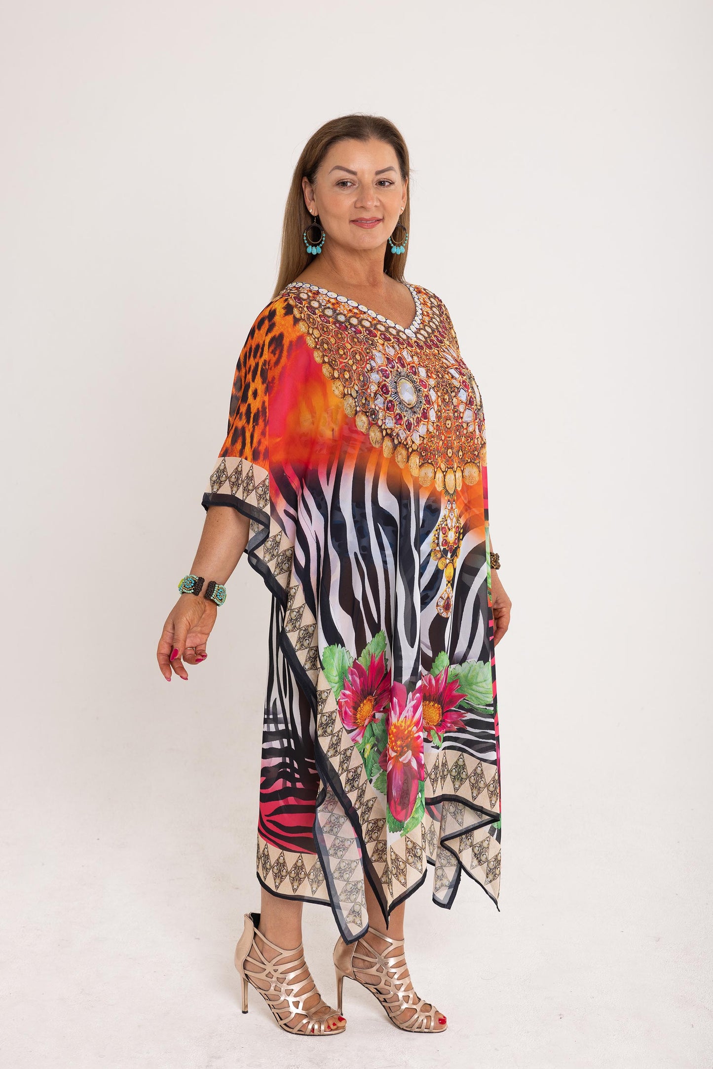 Short Chiffon - The Venetian Kaftan