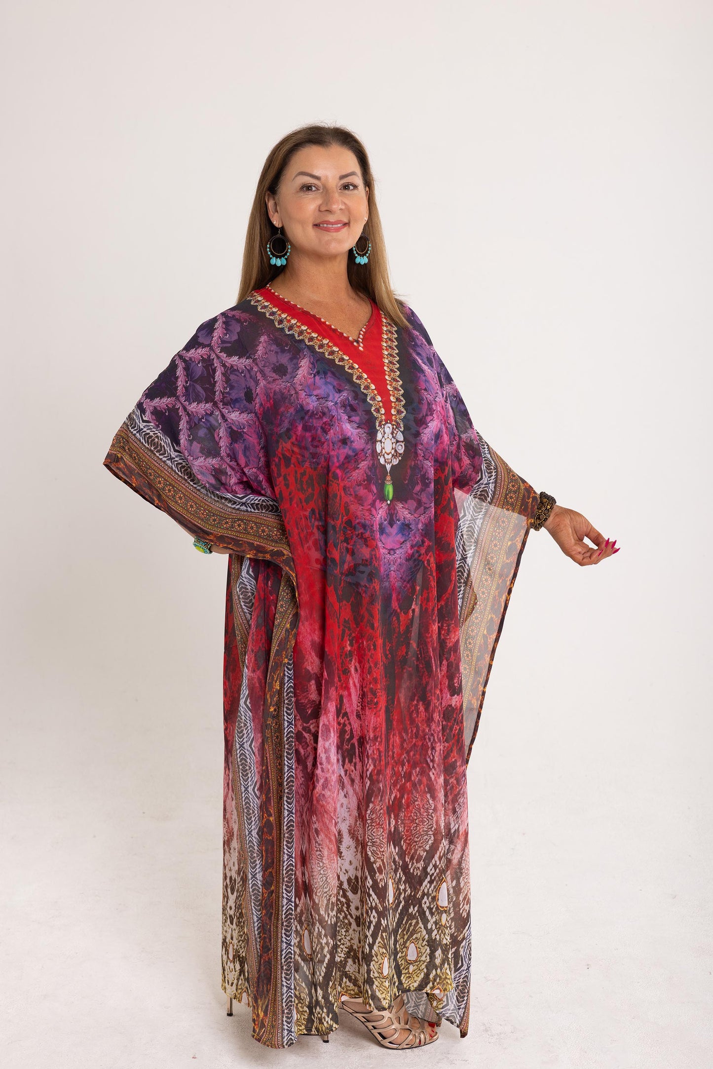 Long Chiffon - The Morocco Kaftan