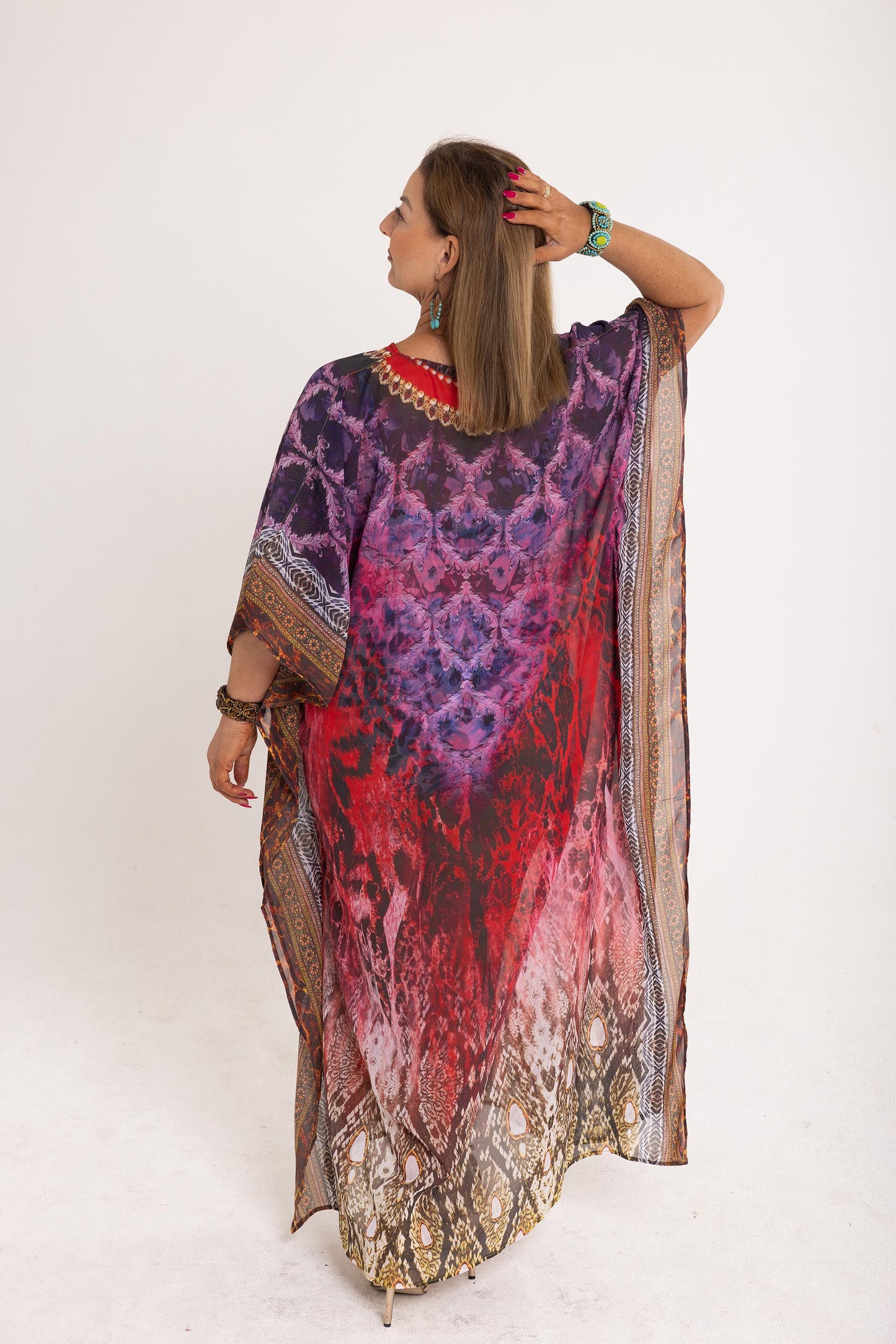 Long Chiffon - The Morocco Kaftan