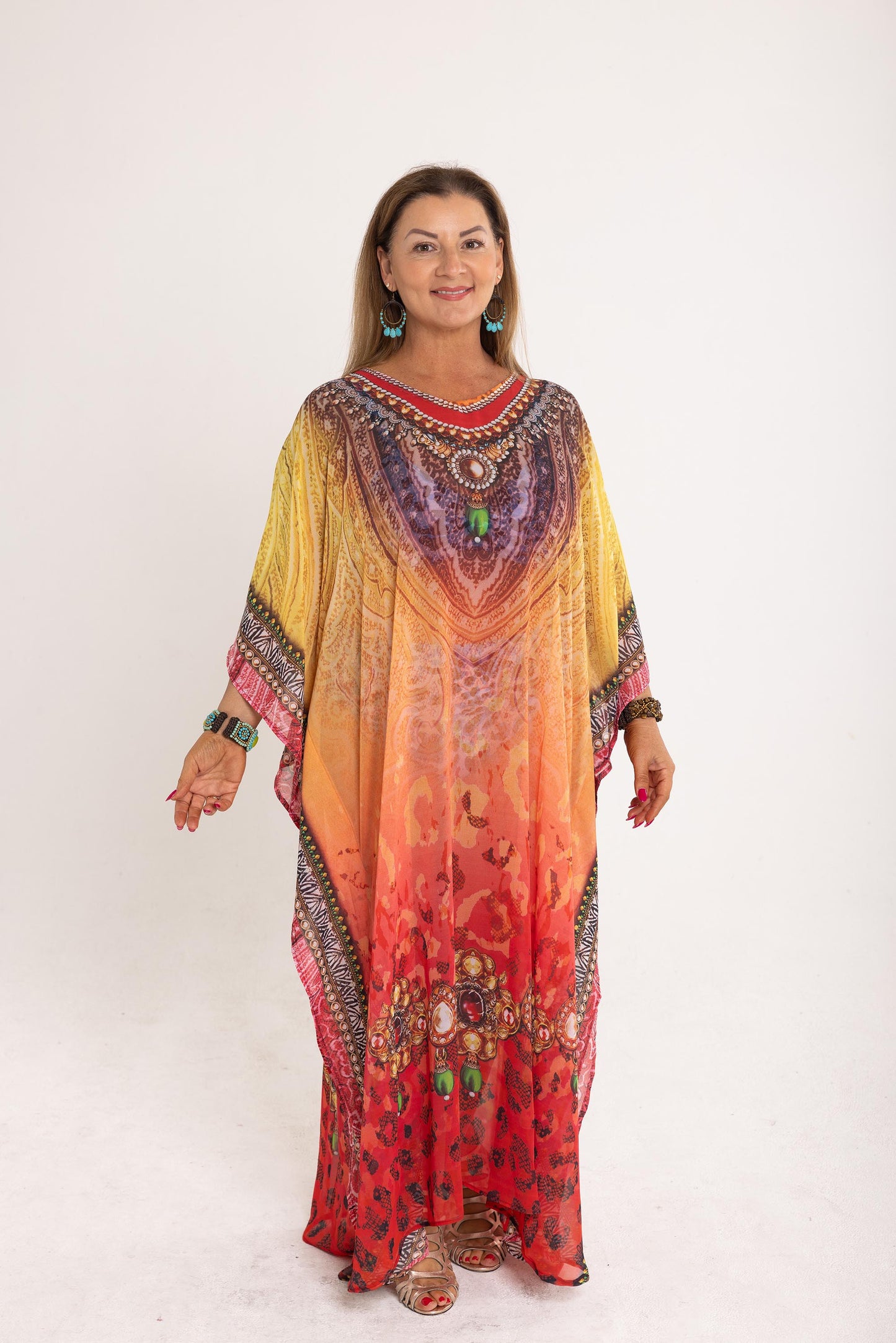 Long Chiffon - The Spanish Kaftan