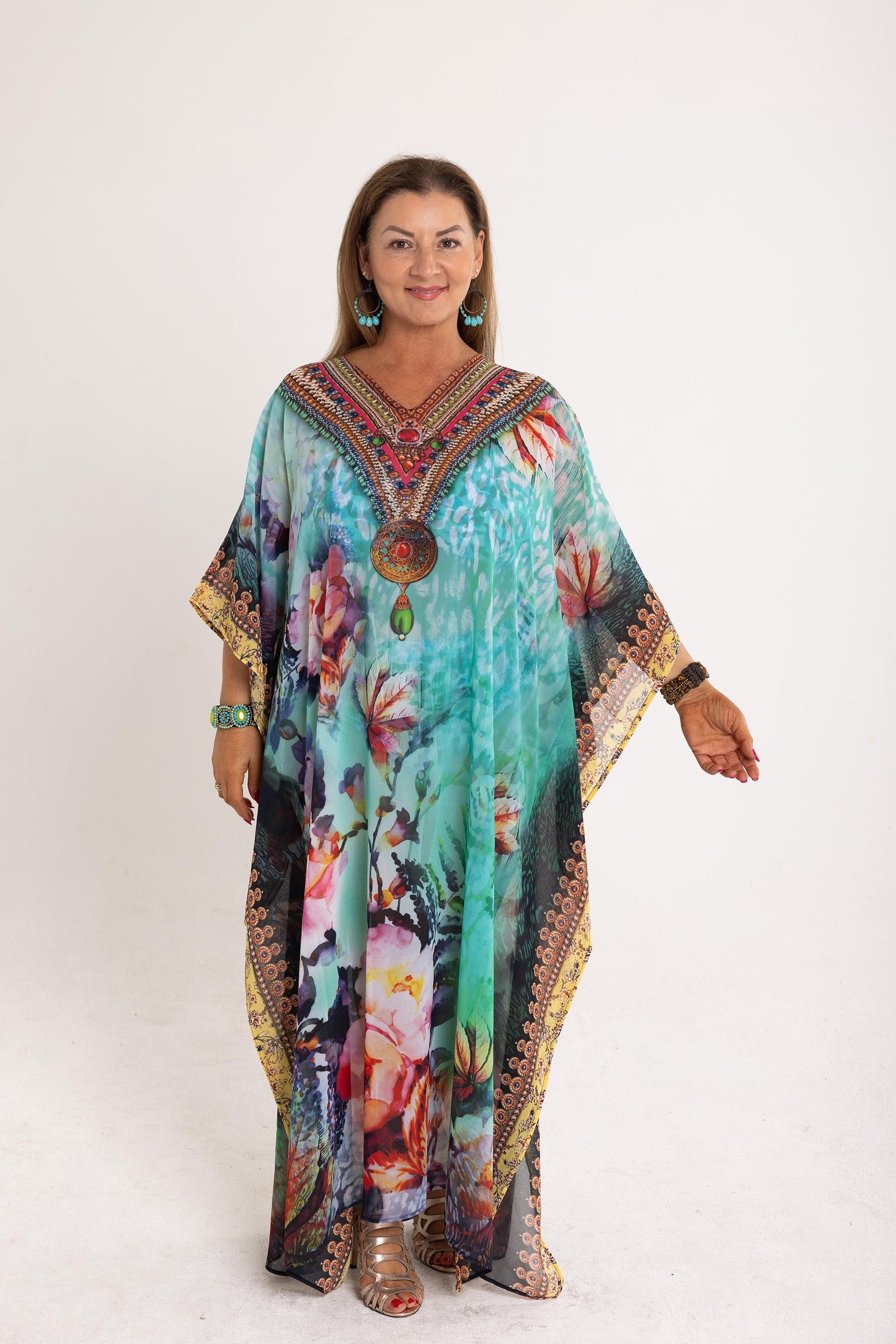 Long Chiffon - The Bora Bora Kaftan